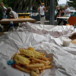 Fish ´n chips i Akaroa
