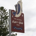 Det lokala världskända haket The Akaroa Fish & Chip Shop