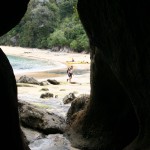 Fantastiska grottor på Tasman Bay